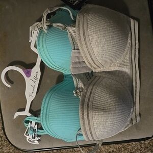 36 C Bras Mint & Gray